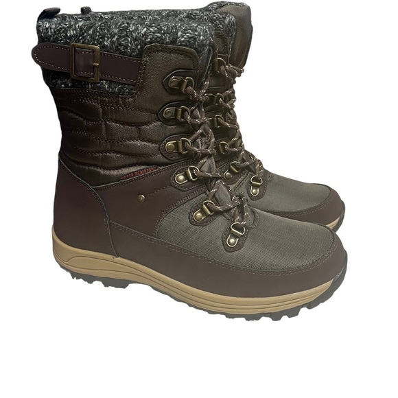 NWT NORTIV 8 Women's Insulated Snow Boots Warm Faux Fur Winter Boot11 - Picture 3 of 7